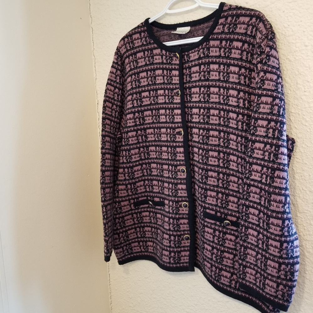 Vintage Eastex Button-Up Sweater